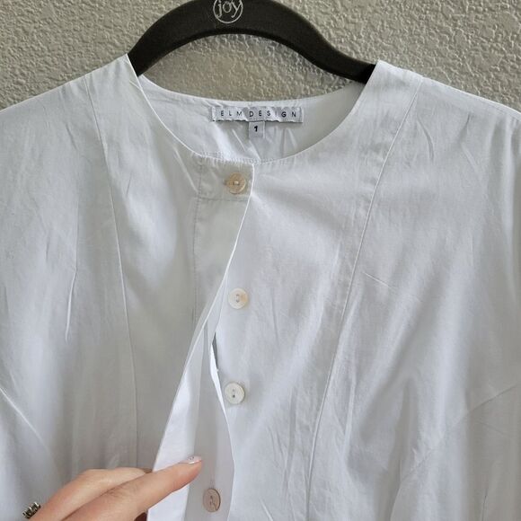 Elm Design peplum shirt size 1 S - Picture 6 of 10